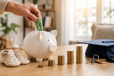 100 euros économisés chaque mois pour un enfant, quelle somme peut-il recevoir à 18 ans ?