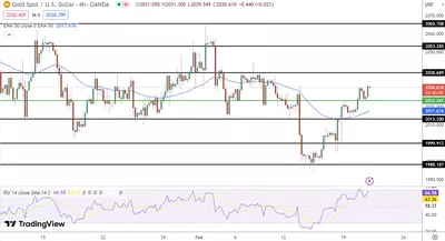 21/02 Prévision du cours de l'or : L'Or brille sur fond de tensions géopolitiques et de baisse du dollar