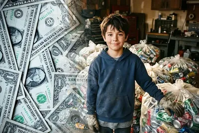 À 13 ans, il recycle 1,5 million de canettes et récolte 24 000 $ pour aider les autres