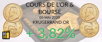 Cours de l'Or du 05 Mai 2020