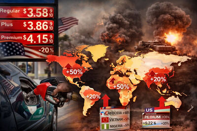 Guerre Iran-États-Unis : 95 pays enregistrent une hausse des prix de l