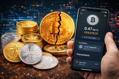 Il échange 24 000 € en pièces d’or et d’argent… contre une fausse cryptomonnaie