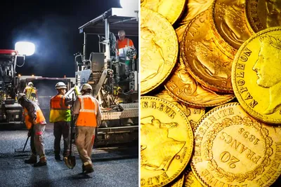 Ils creusent une autoroute et découvrent des centaines de pièces d’or enfouies depuis des siècles