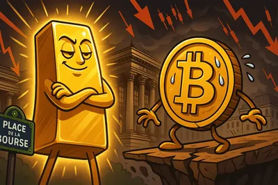 Incroyable : un lingot d’or vaut désormais plus qu’un Bitcoin !