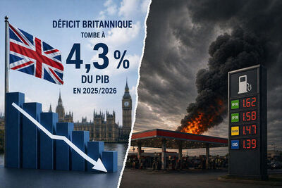 Le déficit budgétaire britannique au plus bas depuis 2019, mais la guerre en Iran assombrit les perspectives fiscales