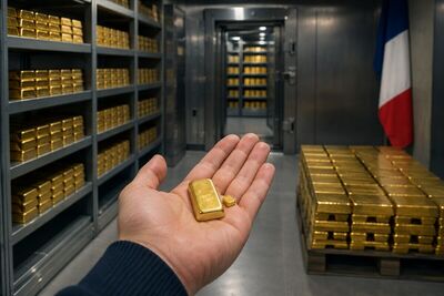 Les 2 437 tonnes d’or de la France représenteraient 35 grammes et 4 258 euros par habitant en 2026