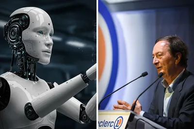 Michel-Édouard Leclerc veut taxer robots et IA : son idée choc pour augmenter le salaire net