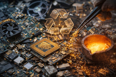 Recyclage : cet appareil électronique que vous jetez recèle 450 mg d