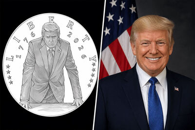 Trump gravé sur une pièce en or : les critiques évoquent un symbole digne des empires