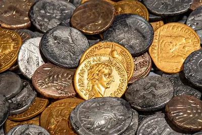 Un trésor de 404 pièces d