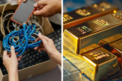 Une méthode inédite pour extraire l’or et l’argent de nos déchets électroniques