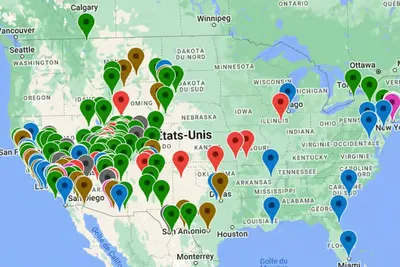 Une nouvelle carte révèle l'emplacement des plus grands gisements d'or aux États-Unis