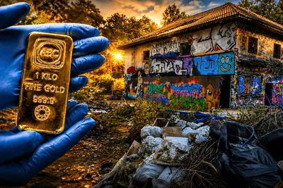 Val-de-Marne : des lingots d’or, d’une valeur de 900 000€, dissimulés dans une maison squattée