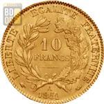 10 Francs Ceres 2eme République Revers