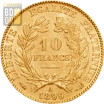 10 Francs Ceres 3ème République Revers
