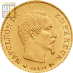 10 Francs Or Napoleon III Grand Module