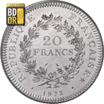 20 Francs Hercule 1973