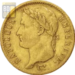 20 Francs Napoléon 1er Lauré République