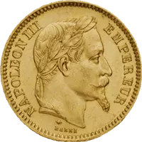 20 Francs Napoléon III Or