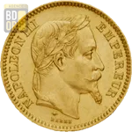 20 Francs Or Napoléon III Tête Laurée