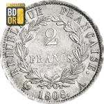 2 Francs 1808 Napoleon