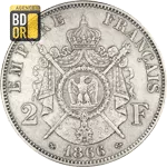 2 Francs 1866 Napoléon III