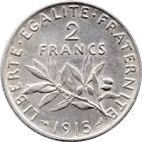 2 Francs Semeuse Argent