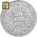 50 Centimes 1871