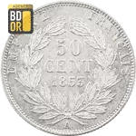 50 centimes Napoleon 1853