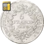5 Francs Consulat An 9
