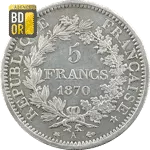 5 Francs Hercule 1870
