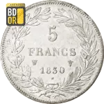 5 Francs Louis Philippe Ier 1830