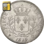 5 Francs Louis XVIII 1815