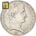 5 Francs Napoléon 1806 et 1807