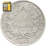 5 Francs Napoléon 1807