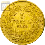 5 Francs Napoléon III Grand Module Revers