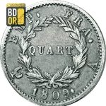 Quart de Franc 1809