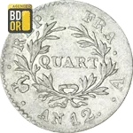 Quart de Franc An 12