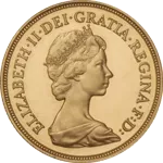 Souverain Or Elisabeth II 1983