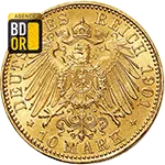10 Mark Or Friedrich Franz IV 1901