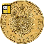 10 Mark Or Heinrich XIV 1882