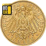 10 Mark Or Ludwig IV 1890