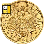 10 Mark Or Wilhelm II 1902