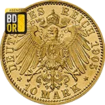 10 Mark Or Wilhelm II 1905