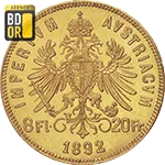 20 Francs Or Union Latine François Joseph 1er 1892
