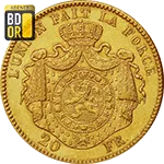 20 Francs Or Union Latine Leopold II 1870