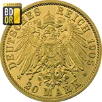 20 Mark Or Adolf Friedrich 1905