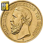 20 Mark Or Friedrich I Baden