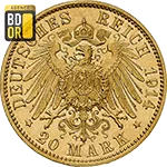 20 Mark Or Georg II 1914