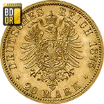 20 Mark Or Heinrich XXII 1875